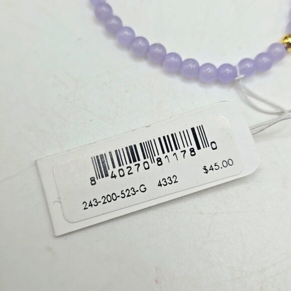 Gorjana Lavender Jade & Gold Carter Bracelet - Picture 4 of 4
